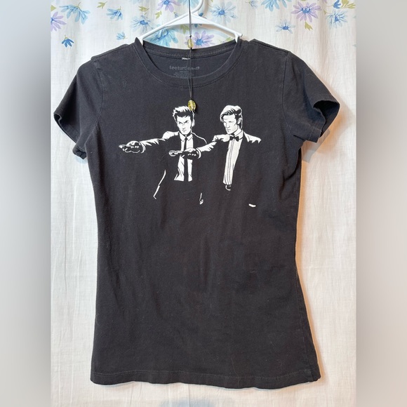 POP-CULTURE T-SHIRT - PULP FICTION DR 10 11 - T-Shirt Sz S - BLACK - Picture 13 of 13